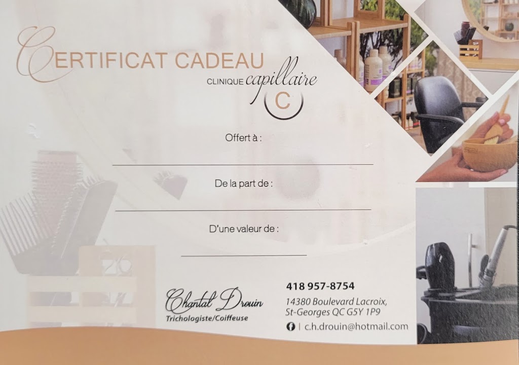 Clinique Capillaire C | 14380 Bd Lacroix, Saint-Georges, QC G5Y 1P9, Canada | Phone: (418) 957-8754