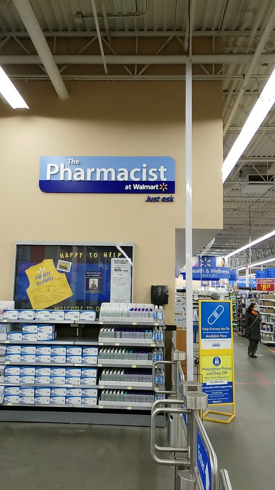 Walmart Pharmacy | 5995 Steeles Ave E, Scarborough, ON M1V 5P7, Canada | Phone: (416) 298-2578