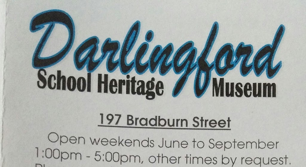 Darlingford School Heritage Museum | 197 Bradburn St, Darlingford, MB R0G 0L0, Canada | Phone: (204) 246-2232
