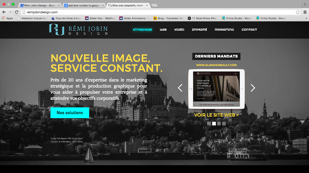 Rémi Jobin Design | 770 Rue des Peupliers E #400, Québec, QC G1J 5J4, Canada | Phone: (418) 456-0711