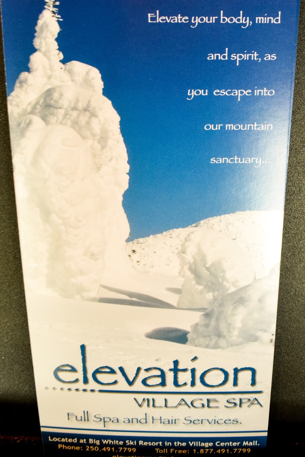 Elevation Village Spa | 5315 Big White Rd, Kelowna, BC V1P 1P4, Canada | Phone: (250) 491-7799