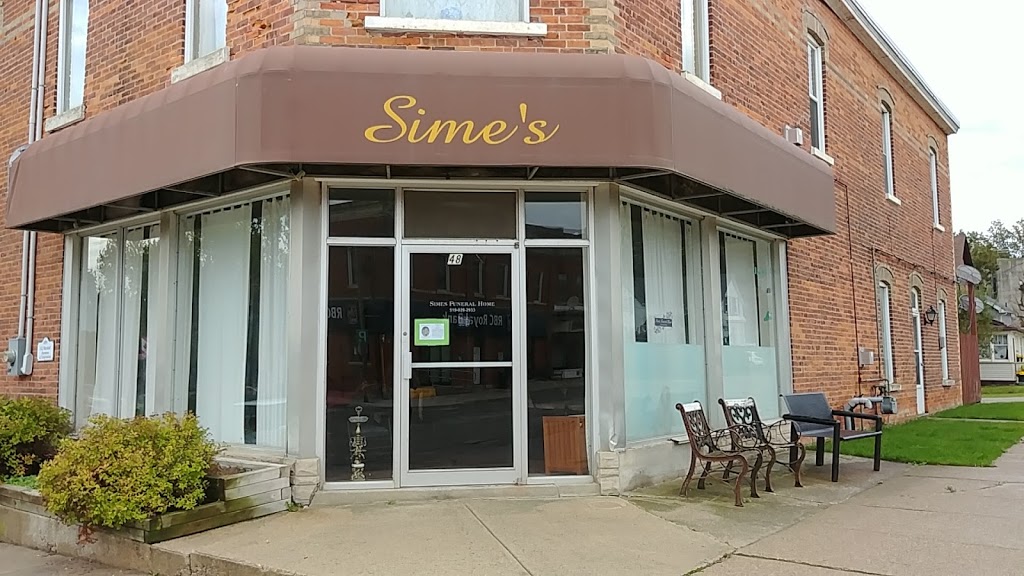 Simes Funeral Home | 48 Main St S, Grand Valley, ON L0N 1G0, Canada | Phone: (519) 928-2933