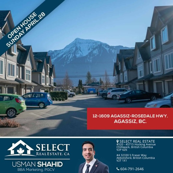 Usman Shahid PREC*-Select Real Estate | 45715 Hocking Ave, Chilliwack, BC V2P 2N5, Canada | Phone: (604) 791-2646