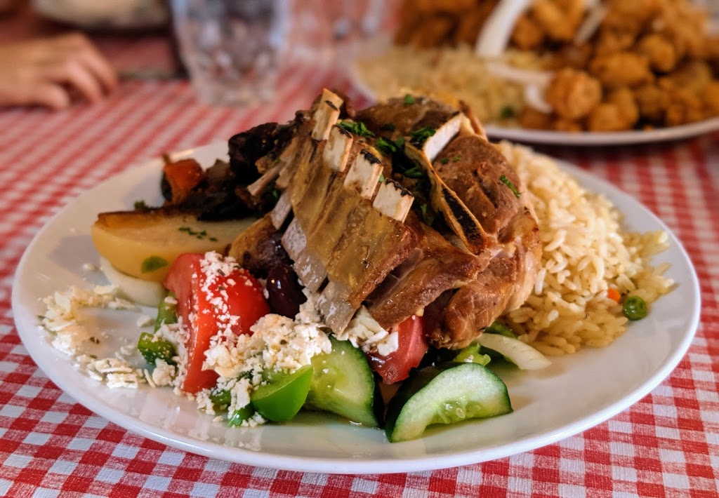 Stephos Souvlaki Greek Taverna | 1124 Davie St, Vancouver, BC V6E 1N1, Canada | Phone: (604) 683-2555