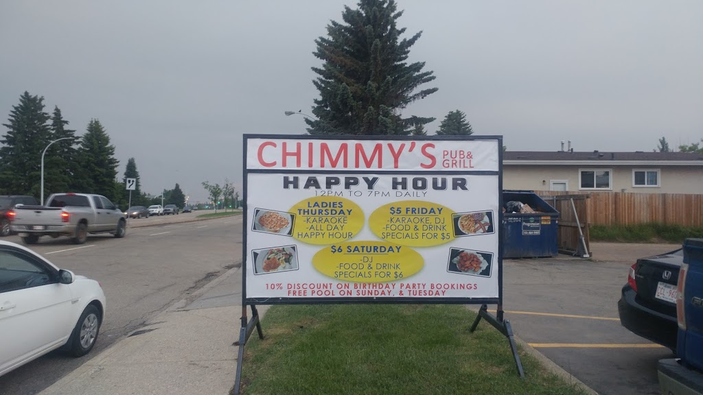Chimmys Neighbourhood Pub & Grill | 8318 144 Ave NW, Edmonton, AB T5E 2H4, Canada | Phone: (780) 478-1770