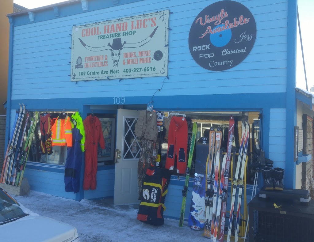 Cool Hand Lucs Treasure Shop | 109 Centre Ave W, Black Diamond, AB T0L 0H0, Canada | Phone: (403) 827-6516