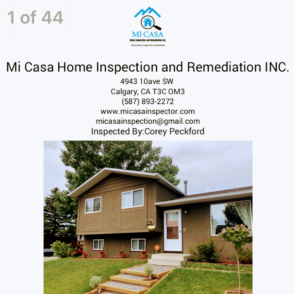 Mi Casa Home Inspections | 110 Royal Ridge Mt NW, Calgary, AB T3G 0A2, Canada | Phone: (587) 893-2272