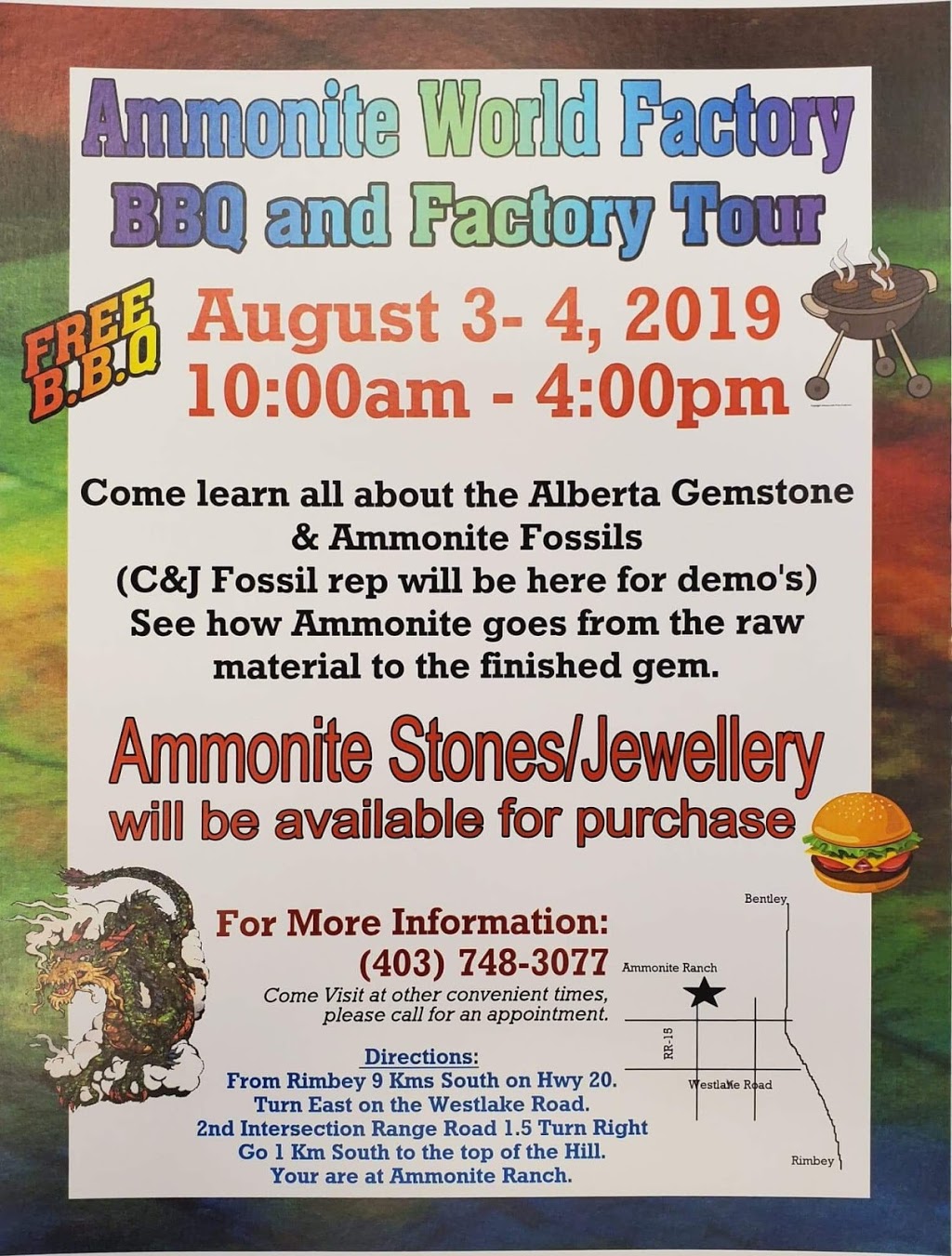 Ammonite World | 41516 Range Rd 15, Bentley, AB T0C 0J0, Canada | Phone: (403) 748-3077