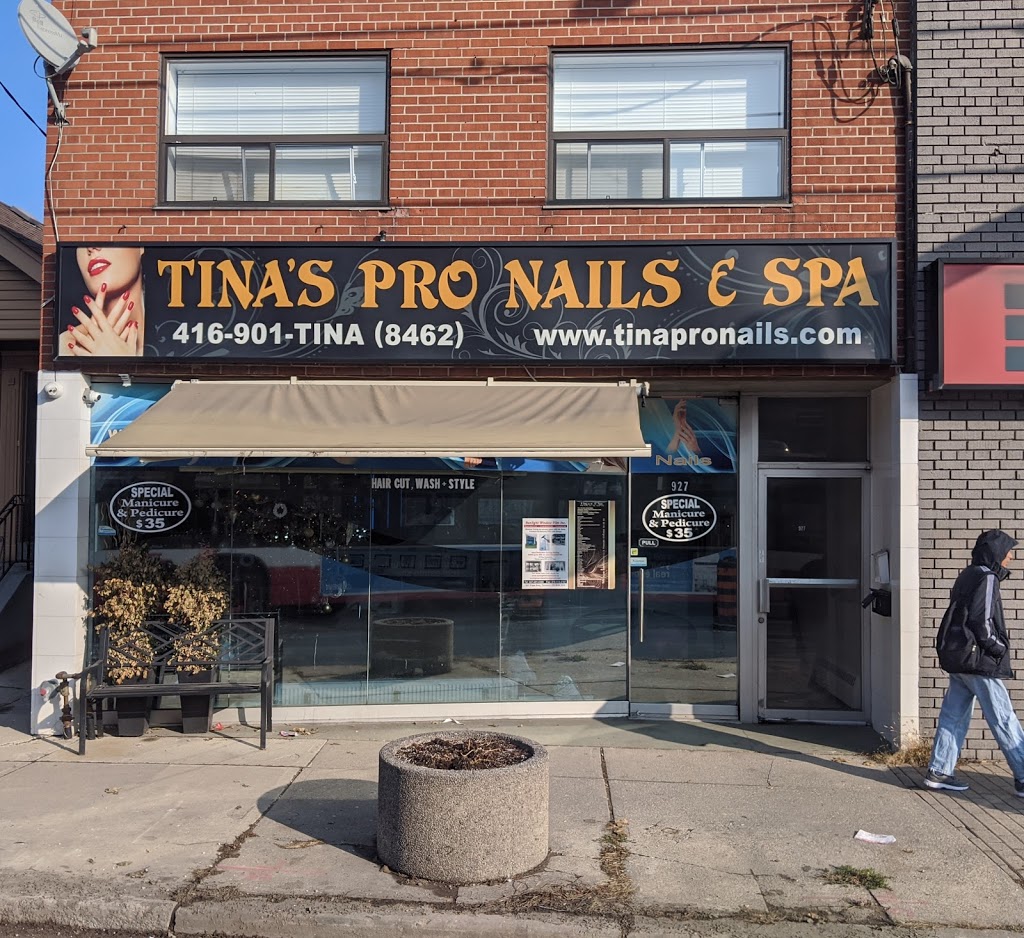 Tinas Pro Nails & Spa Inc. | 927 Pape Ave, East York, ON M4K 3V4, Canada | Phone: (416) 901-8462