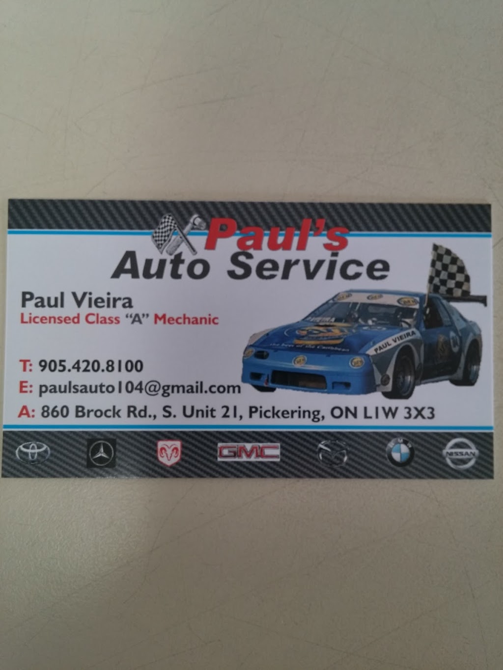 Pauls Auto Service | 860 Brock Rd, Pickering, ON L1W 3X3, Canada | Phone: (905) 420-8100