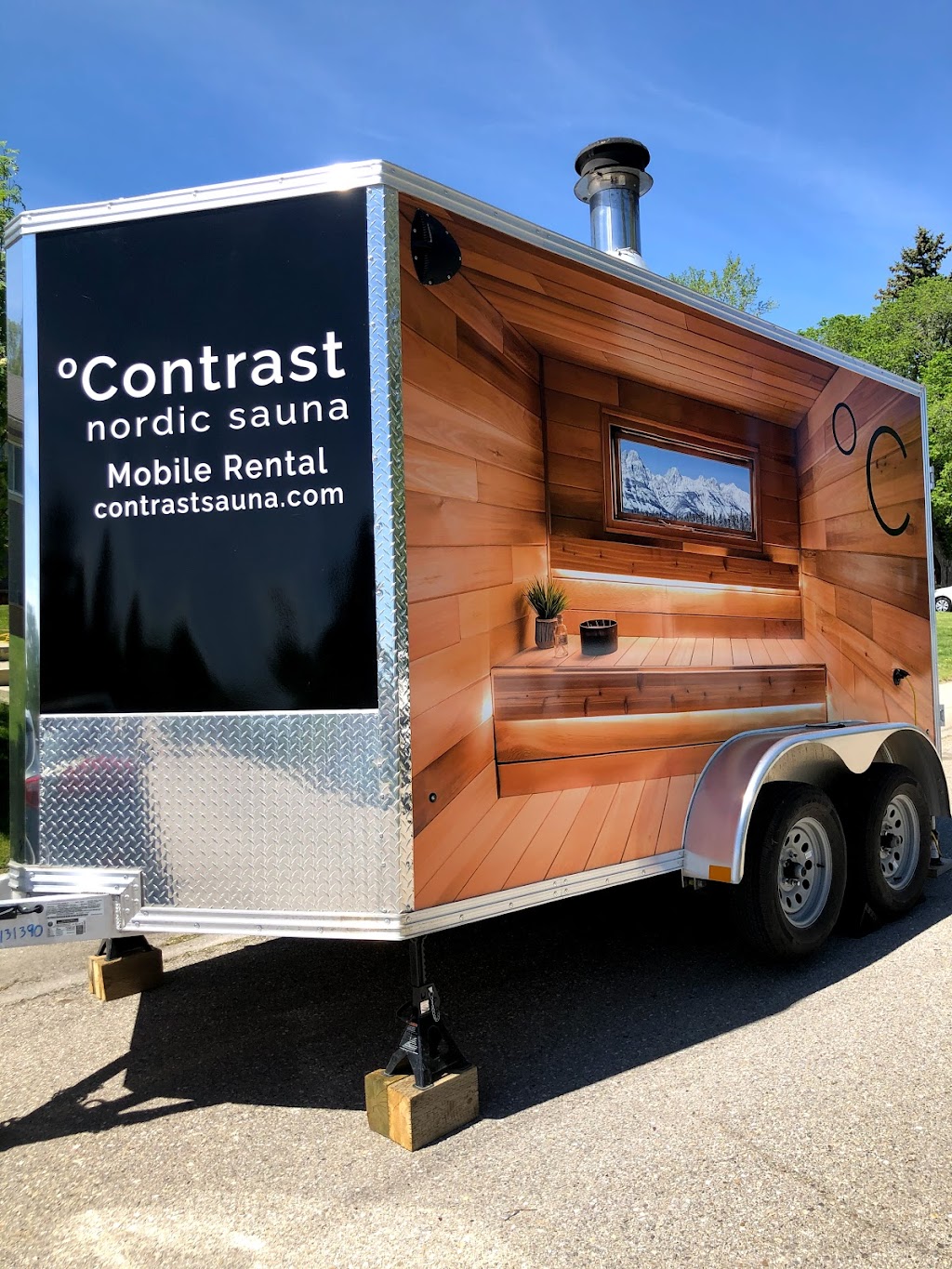 Contrast nordic sauna - mobile rental Calgary | 338 Copperpond Bay SE, Calgary, AB T2Z 0L2, Canada | Phone: (780) 953-3034