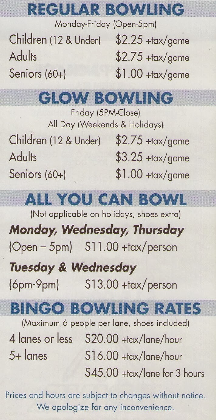 Alpine Bowling Lanes | 20 Alpine Ave, Saint Vital, MB R2M 0Y5, Canada | Phone: (204) 255-6100