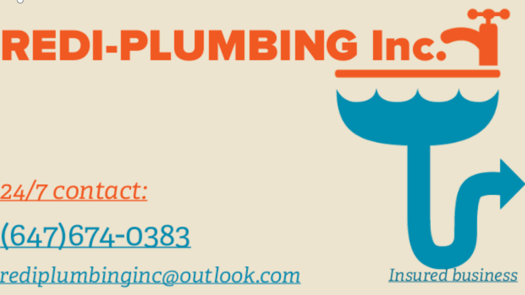 REDI-PLUMBING Inc. | 90 Mira Vista Pl, Woodbridge, ON L4H 1K8, Canada | Phone: (647) 674-0383