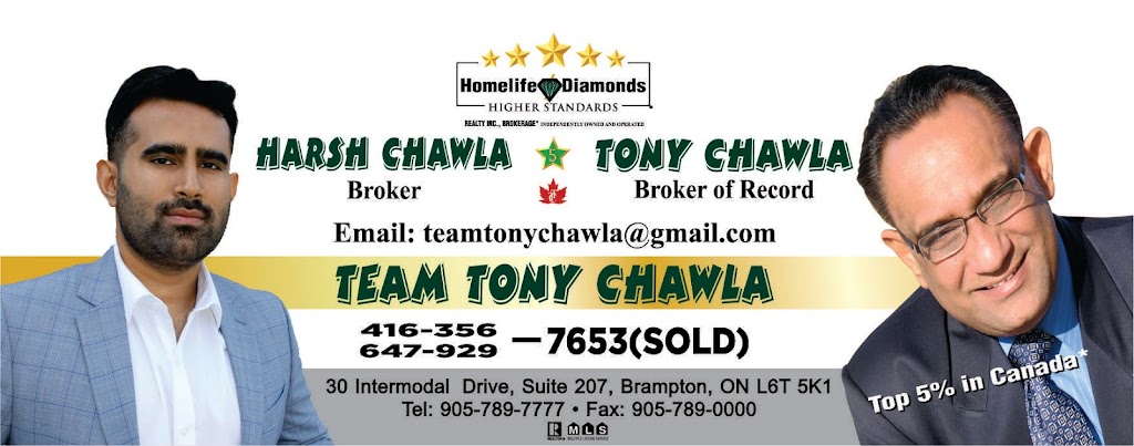 Team Tony Chawla , Tony Chawla , Harsh Chawla | 30 Intermodal Dr Unit 208, Brampton, ON L6T 5K1, Canada | Phone: (416) 356-7653