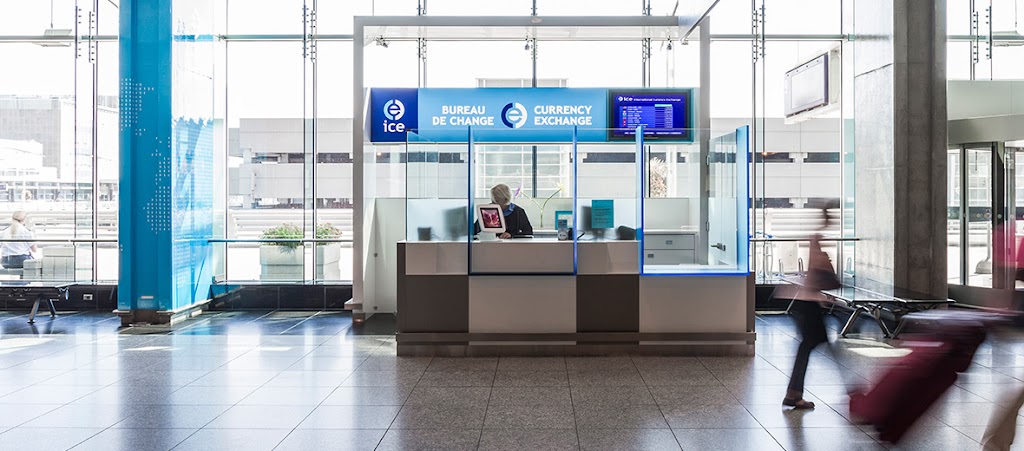 ICE International Currency Exchange | Montréal-Pierre Elliott Trudeau International Airport, 975 boul. Roméo-Vachon N, Dorval, QC H4Y 1H1, Canada | Phone: (514) 828-0068