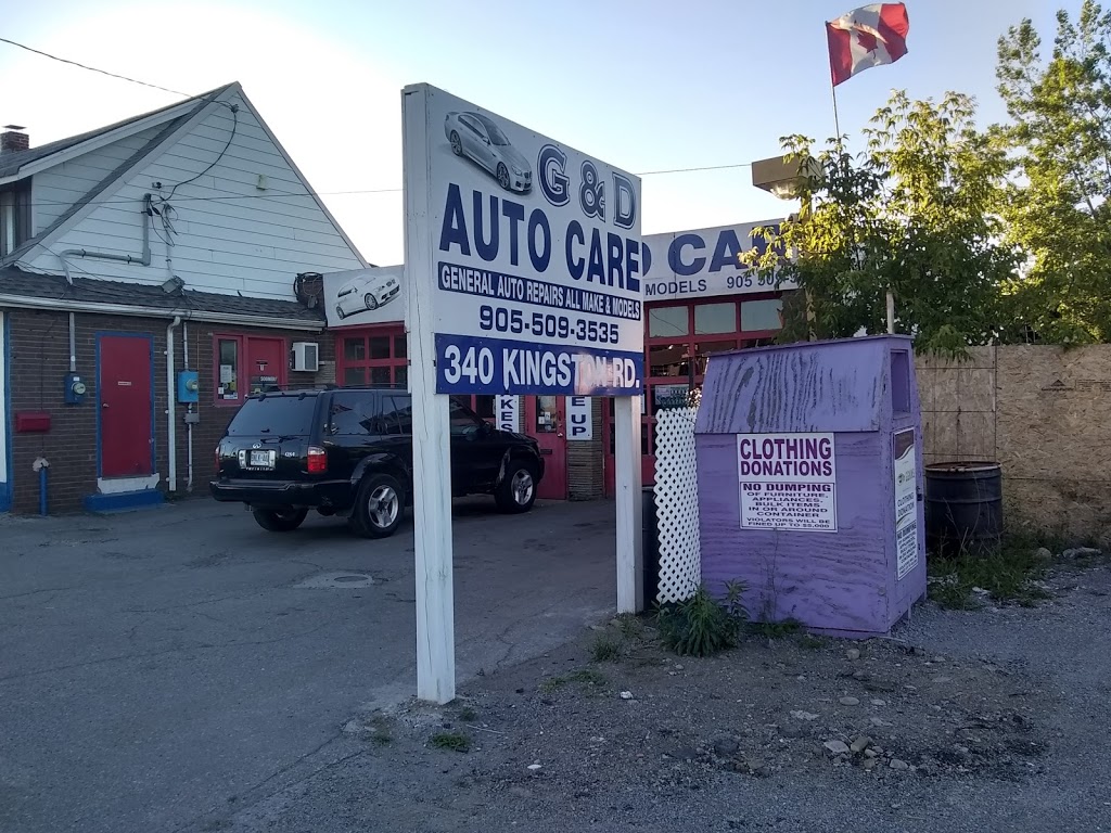 G&D Auto Care | 340 Kingston Rd, Pickering, ON L1V 1A2, Canada | Phone: (905) 509-3535