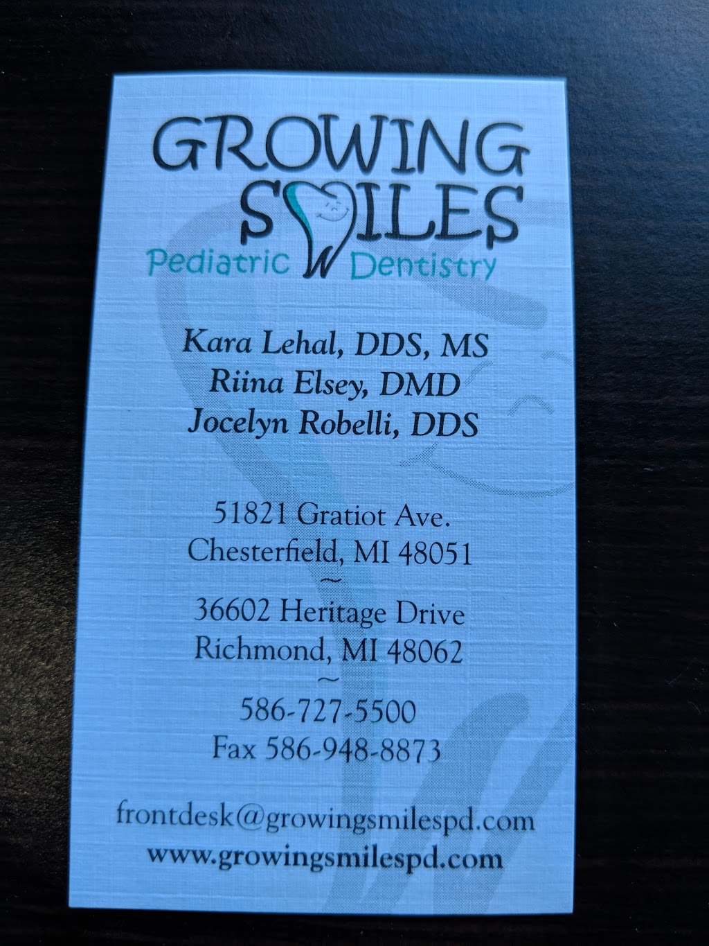 Growing Smiles | 51821 Gratiot Ave, Chesterfield, MI 48051, USA | Phone: (586) 727-5500