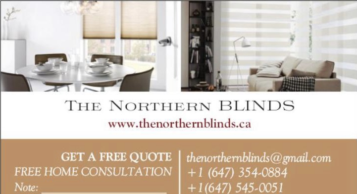 The Northern Blinds | 98 Westlake Cres, Bradford, ON L3Z 4K4, Canada | Phone: (647) 354-0884