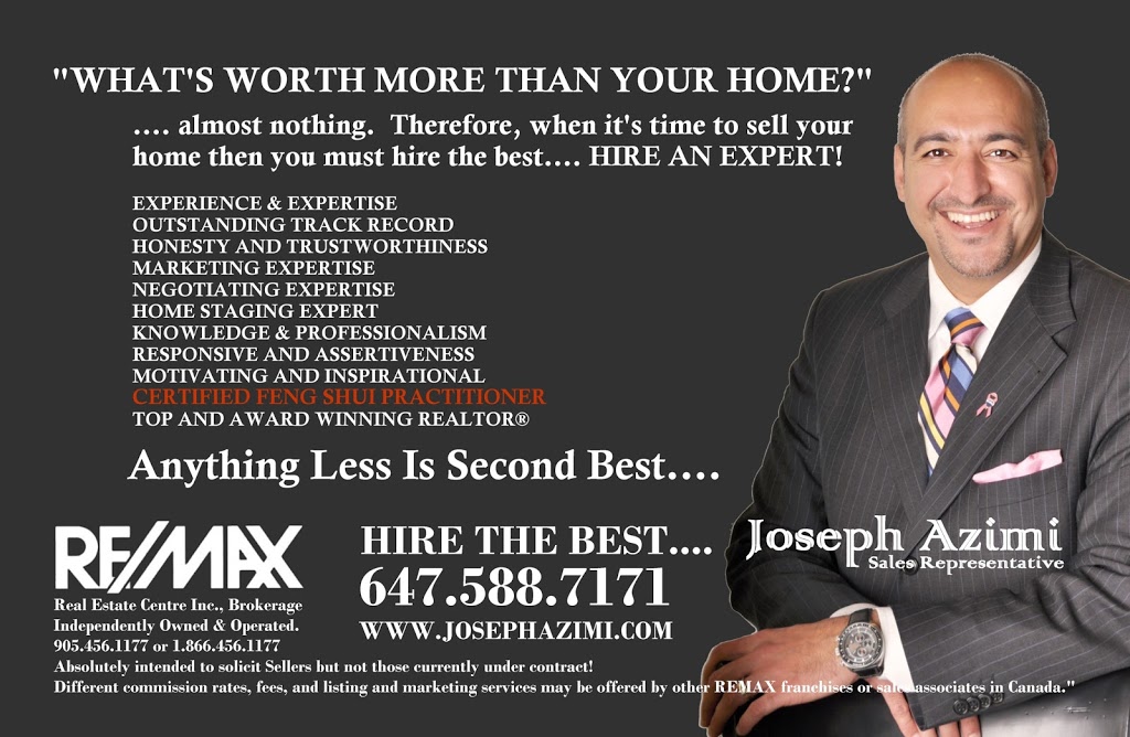 TOP LUXURY REAL ESTATE BROKER JOSEPH AZIMI | 5 Cannington Cres, Brampton, ON L6X 0X4, Canada | Phone: (866) 456-1177