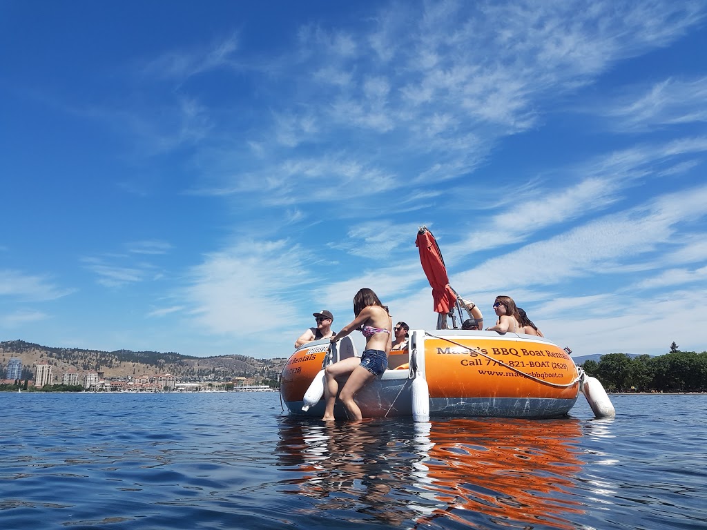 Maegs BBQ Boats Rentals & Tours | 230 Queensway, Kelowna, BC V1Y 1H2, Canada | Phone: (778) 821-2628