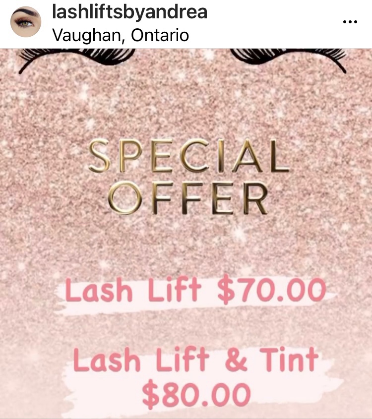 Lash Lifts by Andrea | 38 Tacc Trail, Woodbridge, ON L4H 2H3, Canada | Phone: (416) 717-6451