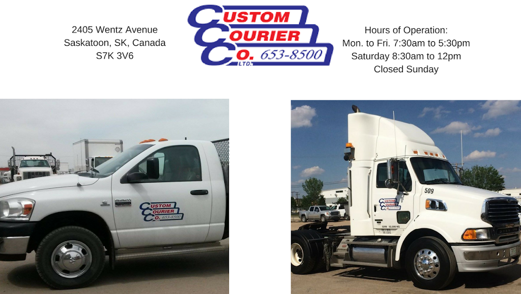 Custom Courier Co. | 4010 Aronec Ave, Saskatoon, SK S7P 0E1, Canada | Phone: (306) 653-8500