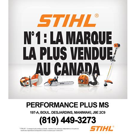 Performance Plus M S | 69 Rue Principale N, Maniwaki, QC J9E 2B5, Canada | Phone: (819) 449-3273