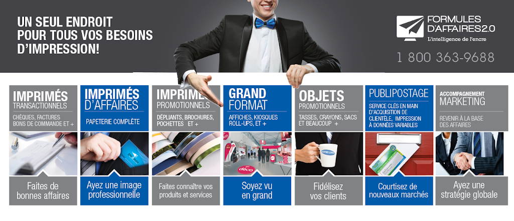 Formules daffaires 2.0 | 3107 Av. des Hôtels bureau 500, Québec, QC G1W 4W5, Canada | Phone: (800) 363-9688