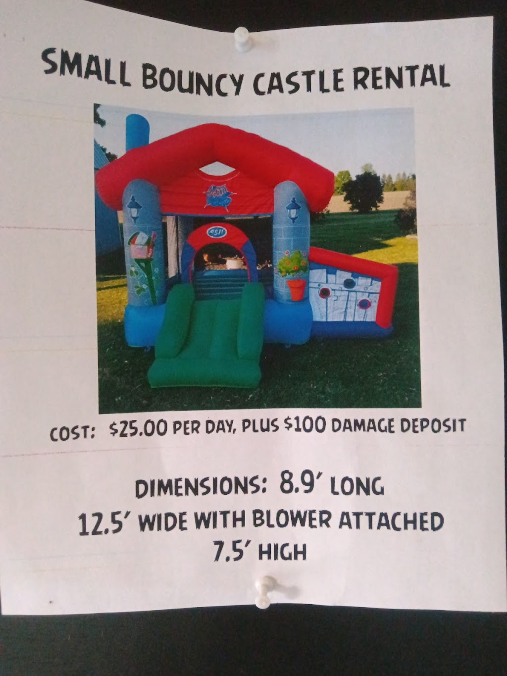 Bouncy castle rentals by OTDB | 35115 Fingal Line, Fingal, ON N0L 1K0, Canada | Phone: (519) 854-8161