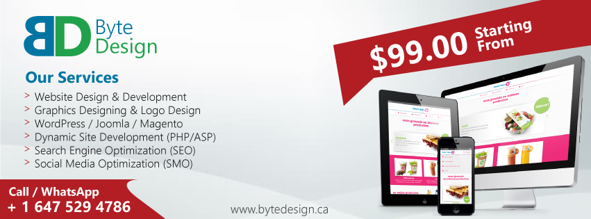 Byte Design | 1504-120 Widdicombe Hill Blvd, Etobicoke, ON M9R 4A6, Canada | Phone: (647) 560-0180