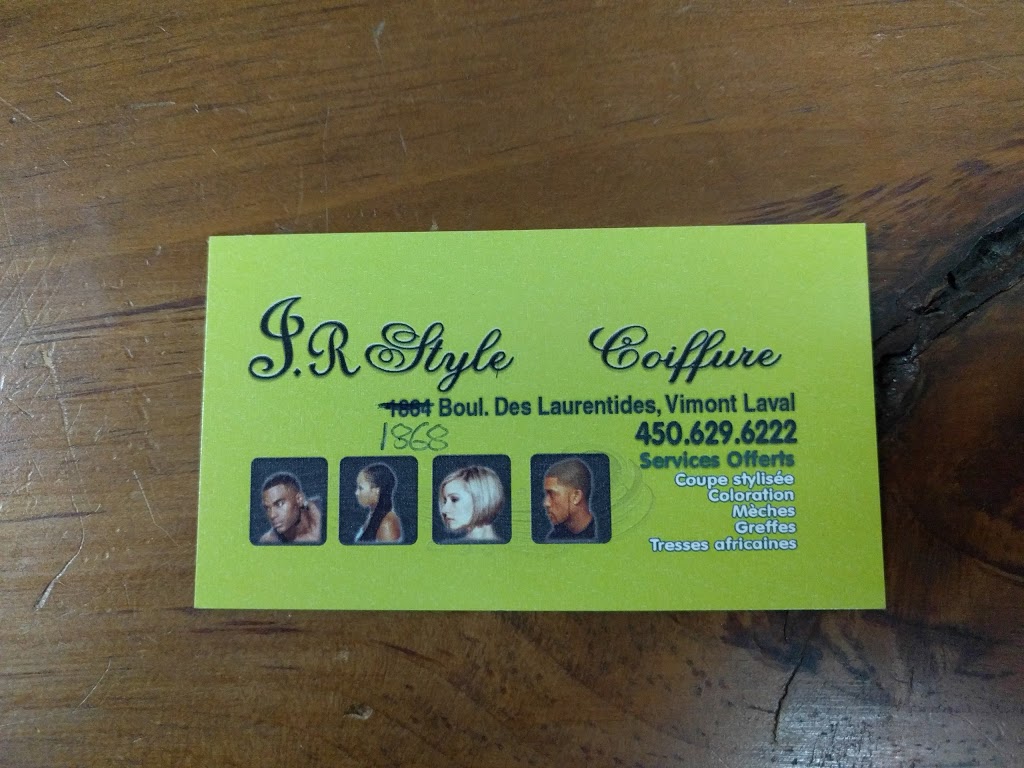 J R Style Coiffure | 1864 Boulevard des Laurentides, Vimont, QC H7M 2P9, Canada | Phone: (450) 629-6222