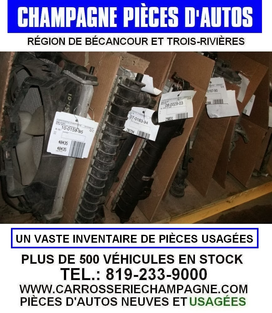 Champagne Car Parts / Body Champagne | 1800 Avenue Descôteaux, Bécancour, QC G9H 1W2, Canada | Phone: (819) 233-9000