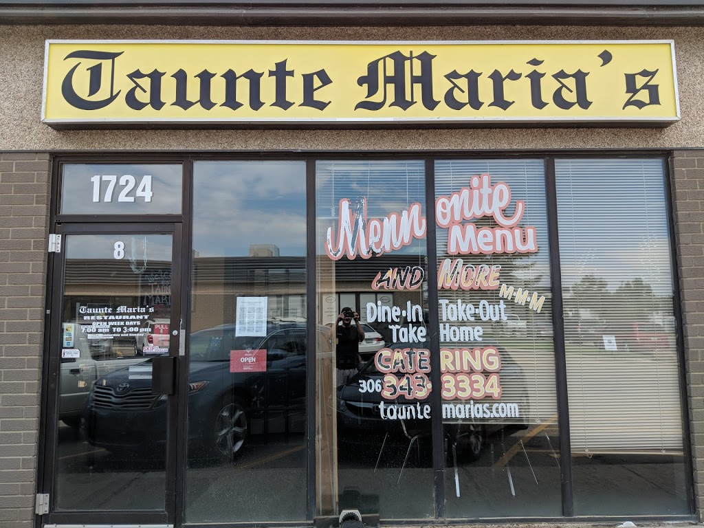Taunte Maria’s Mennonite Restaurant | 8-1724 Quebec Ave, Saskatoon, SK S7K 1V9, Canada | Phone: (306) 343-3334