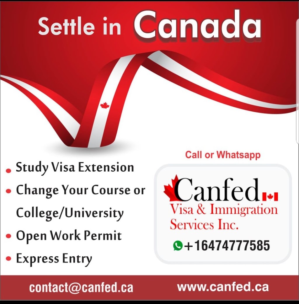 CANFED Visa and Immigration Services Inc. | Unit I, Upstairs, 2653 Islington Ave, Etobicoke, ON M9V 2X6, Canada | Phone: (647) 477-7585