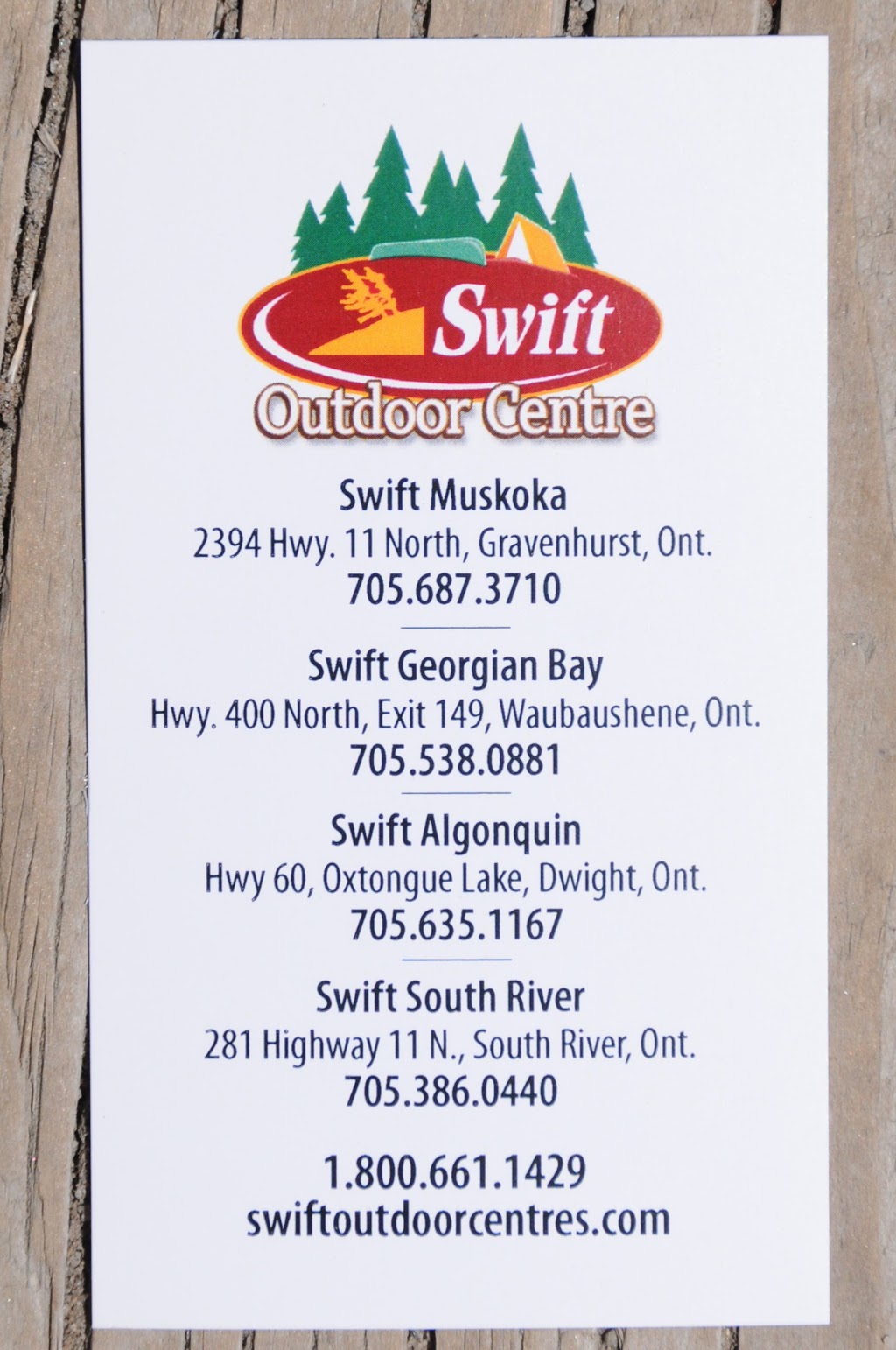 Swift Canoe & Kayak - Muskoka | 2394 ON-11, Gravenhurst, ON P1P 1R1, Canada | Phone: (705) 687-3710