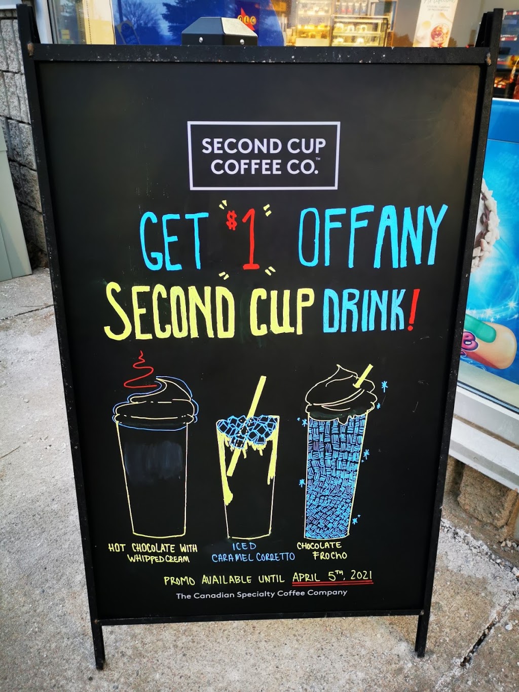 Second Cup | 320 Blake St, Barrie, ON L4M 1K9, Canada | Phone: (705) 727-1917