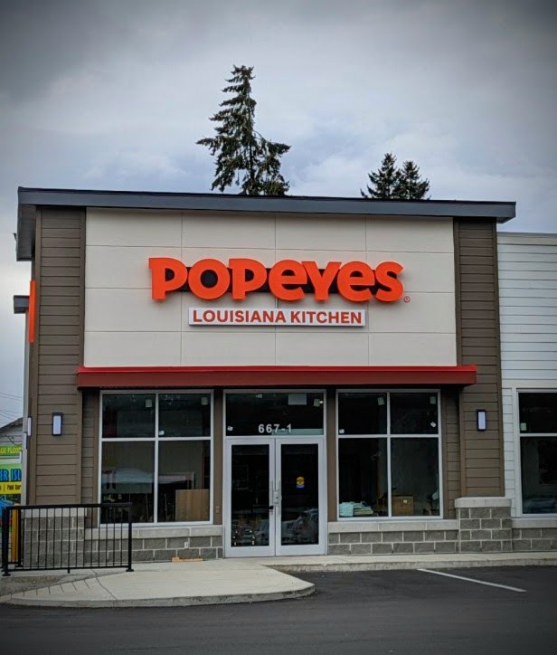 Popeyes Louisiana Kitchen | 667 Island Hwy E Unit 1, Parksville, BC V9P 1T6, Canada | Phone: (250) 586-8881