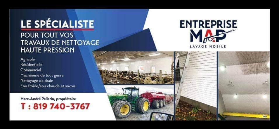 Entreprise MAP | 129 QC-263, Saint-Norbert-dArthabaska, QC G0P 1B0, Canada | Phone: (819) 740-3767