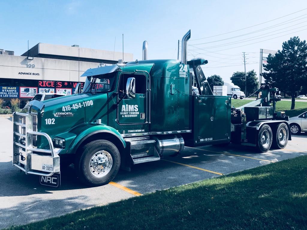 AIMS Towing | 136 East Dr, Brampton, ON L6T 1C1, Canada | Phone: (416) 454-1100