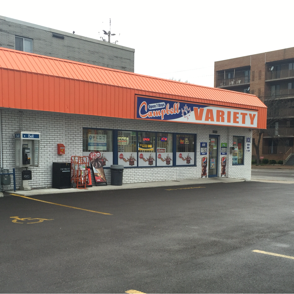 Campbell Variety | 1721 University Ave W, Windsor, ON N9B 1C5, Canada | Phone: (519) 258-4133