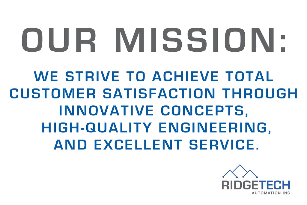 RidgeTech Automation Inc. | 250 Royal Oak Rd, Cambridge, ON N3E 0A4, Canada | Phone: (226) 475-1208