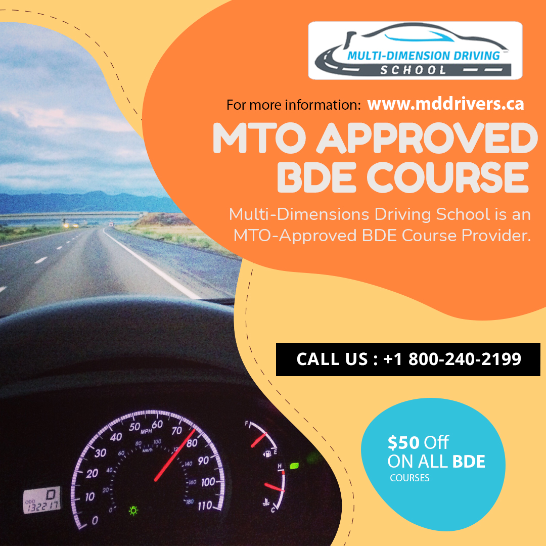 Multi Dimensions Driving School | 50 Cochrane Ave, Brampton, ON L6Z 4G6, Canada | Phone: (800) 240-2199