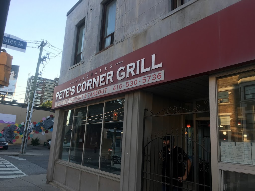Parkdale Petes Corner Grill | 1582 Queen St W, Toronto, ON M6R 1A6, Canada | Phone: (416) 530-5736