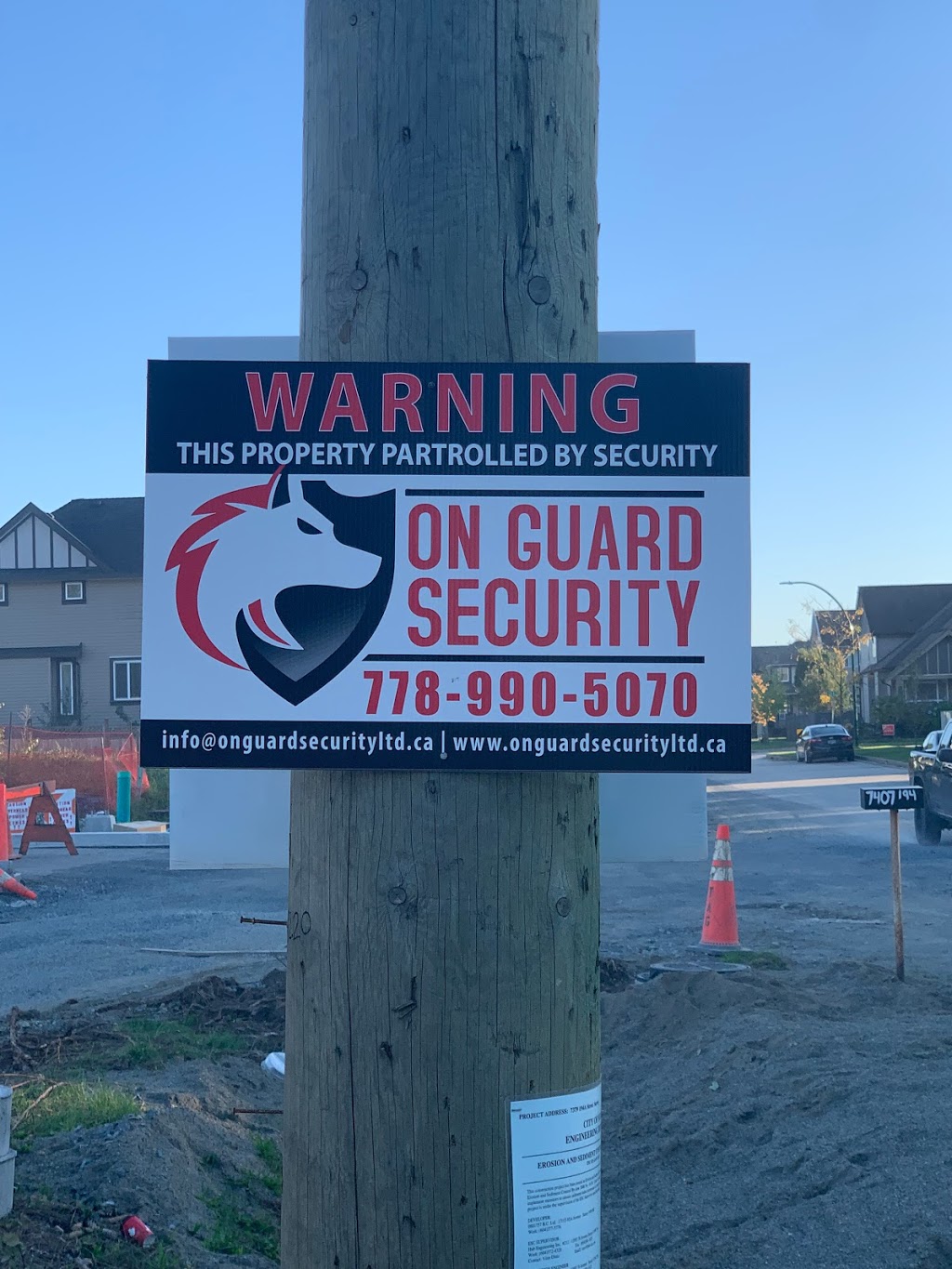 On Guard Security Ltd. | 12565 88 Ave, Surrey, BC V3W 3J7, Canada | Phone: (778) 990-5070