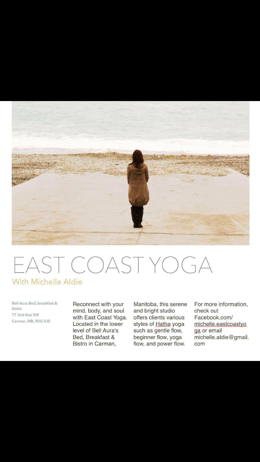 East Coast Yoga Carman Manitoba | Box 145, 200 2nd St NE, Carman, MB R0G 0J0, Canada | Phone: (204) 939-4353