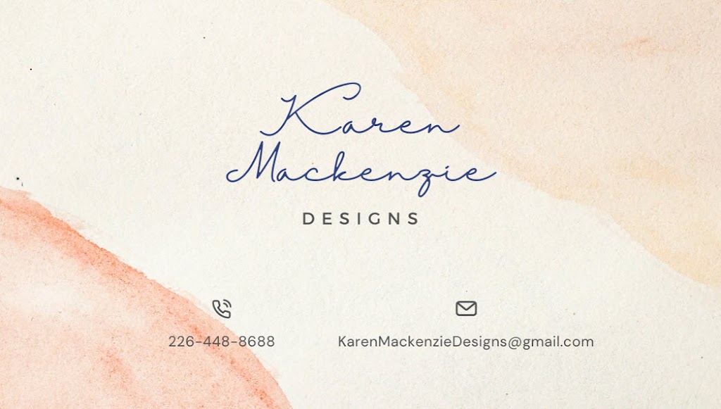 Karen Mackenzie Designs | 63 Lam Blvd, Waterford, ON N0E 1Y0, Canada | Phone: (226) 448-8688