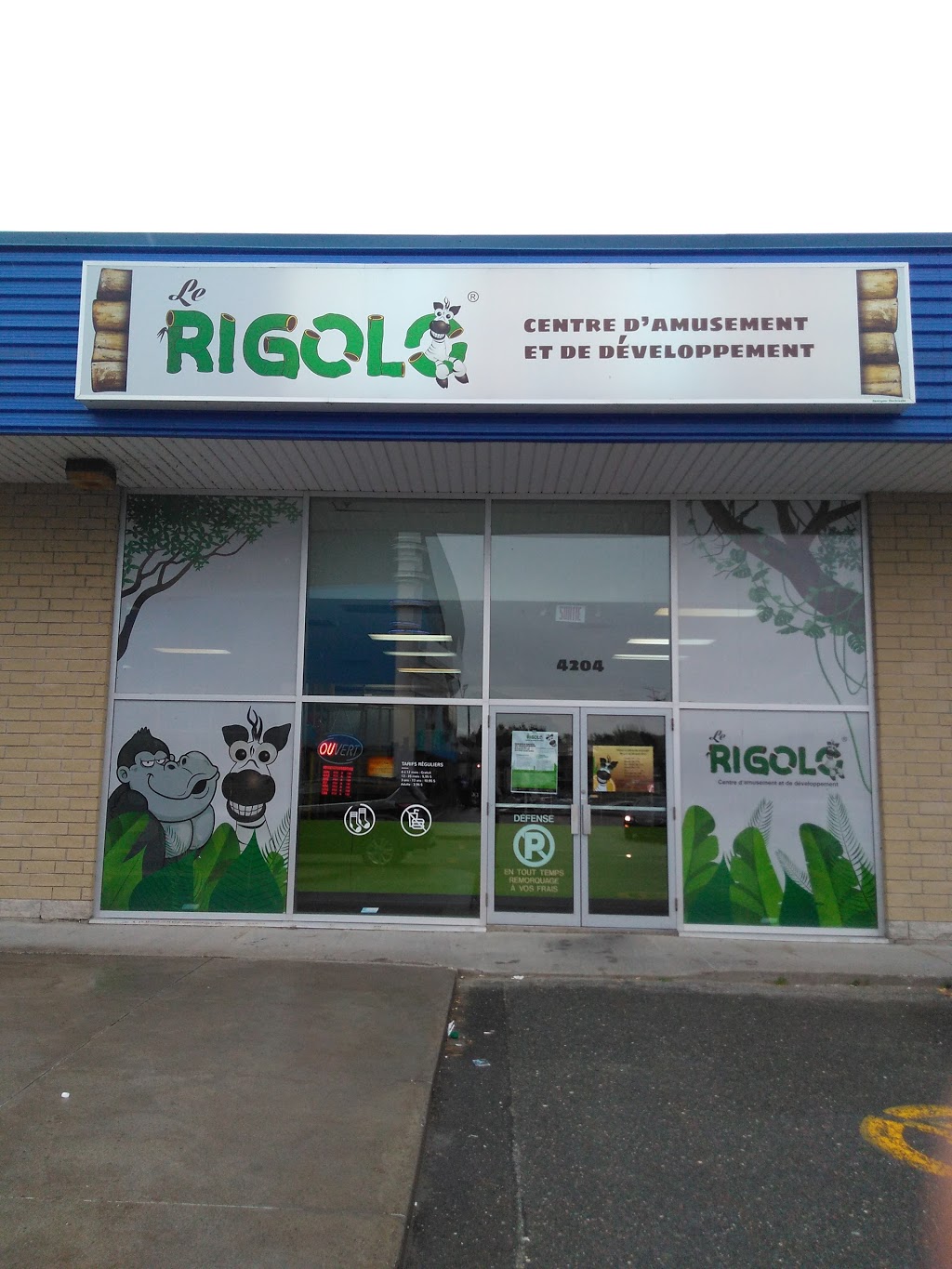 Le Rigolo centre damusement et de développement | 4204 Rue Bertrand-Fabi Local 2, Sherbrooke, QC J1N 3Y2, Canada | Phone: (819) 822-4266