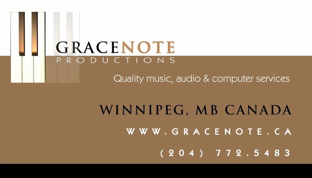 Gracenote Productions | Newman St, Winnipeg, MB R3G 2V8, Canada | Phone: (204) 772-5483