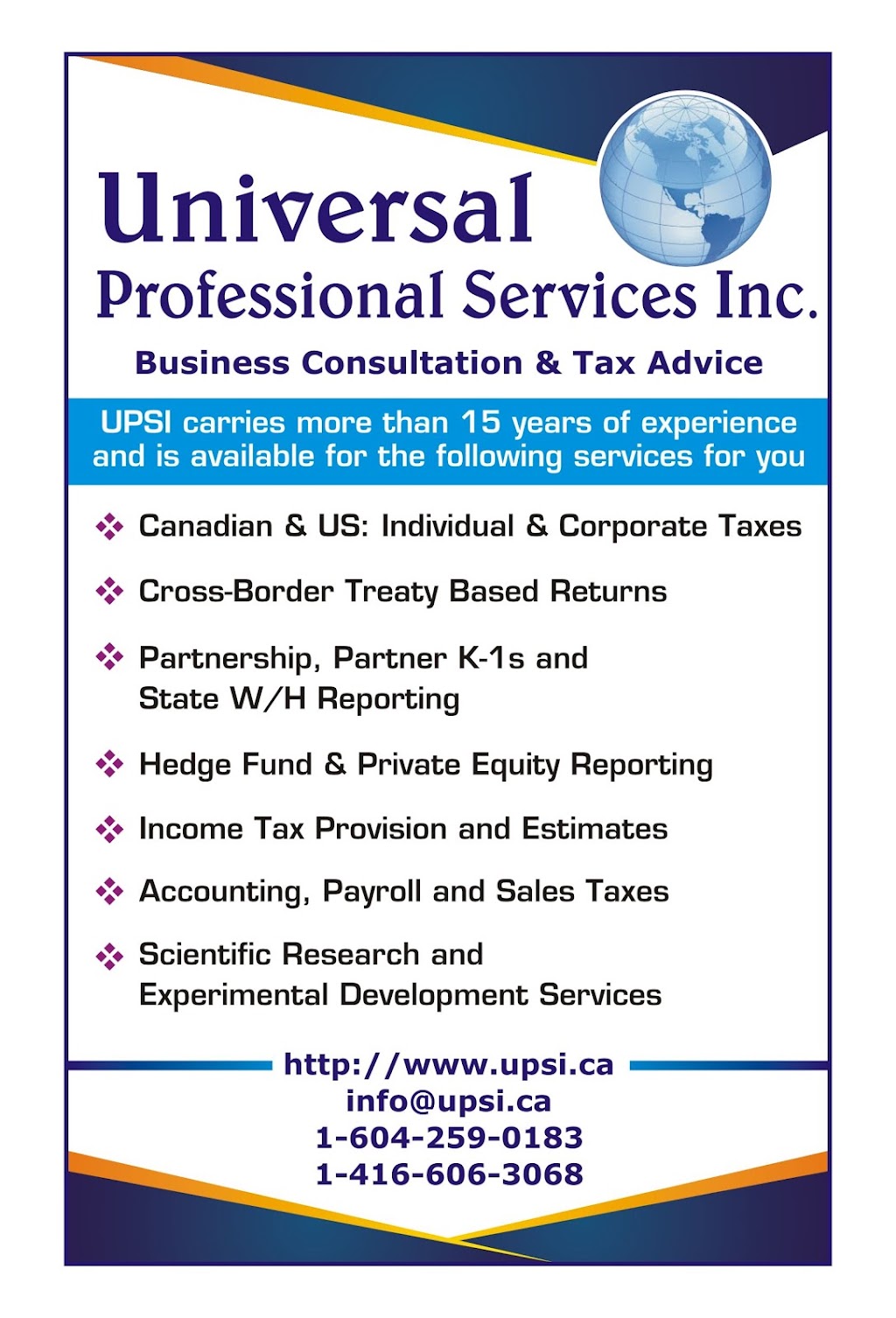 Universal Professional Services Inc. | 1299 Coast Meridian Rd #1, Coquitlam, BC V3E 0H6, Canada | Phone: (604) 259-0183