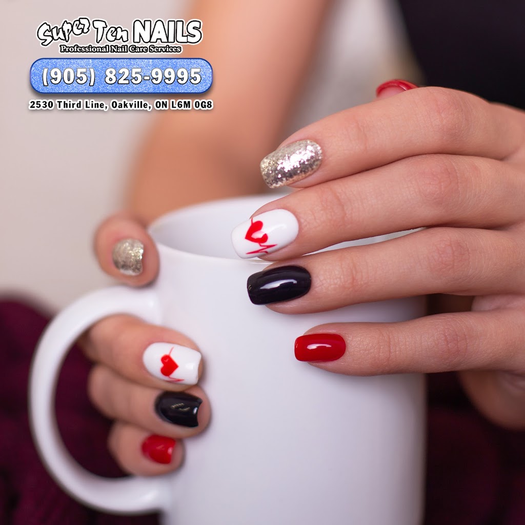 Super Ten Nails | 2530 Third Line, Oakville, ON L6M 0G8, Canada | Phone: (905) 825-9995